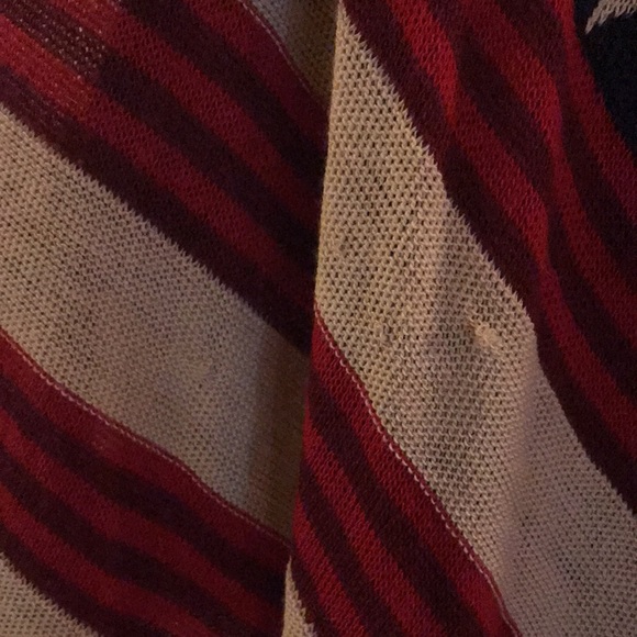 Patriotic Flag Themed sweater vest/tunic size S - Picture 7 of 10